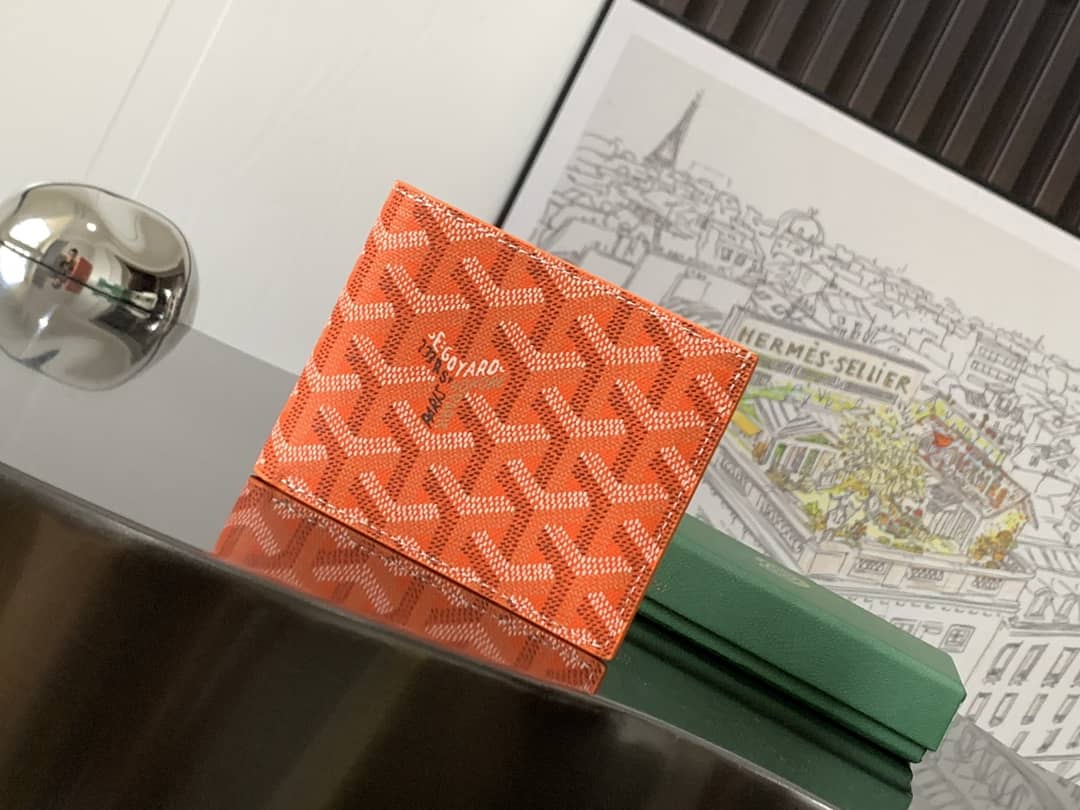 Goyard Card Wallet Orange