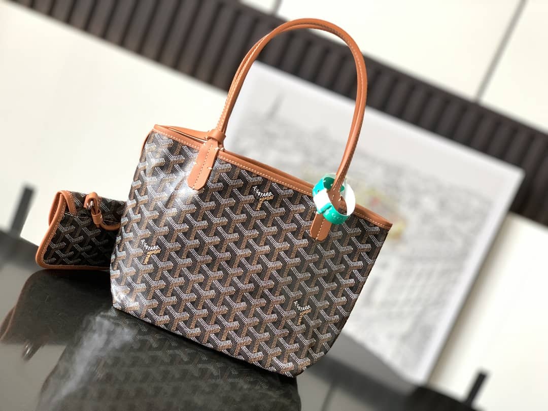 Goyard Saint Louis Mini Bag Black & Tan