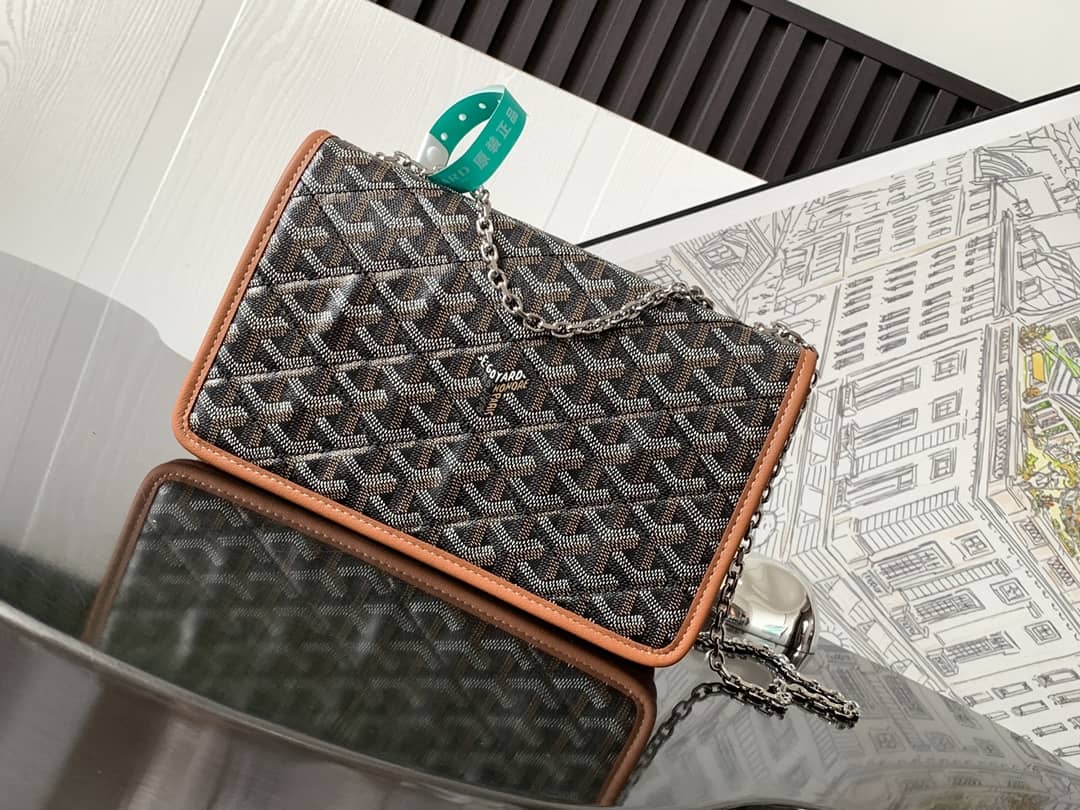Goyard Alexandre III Bag Black & Tan