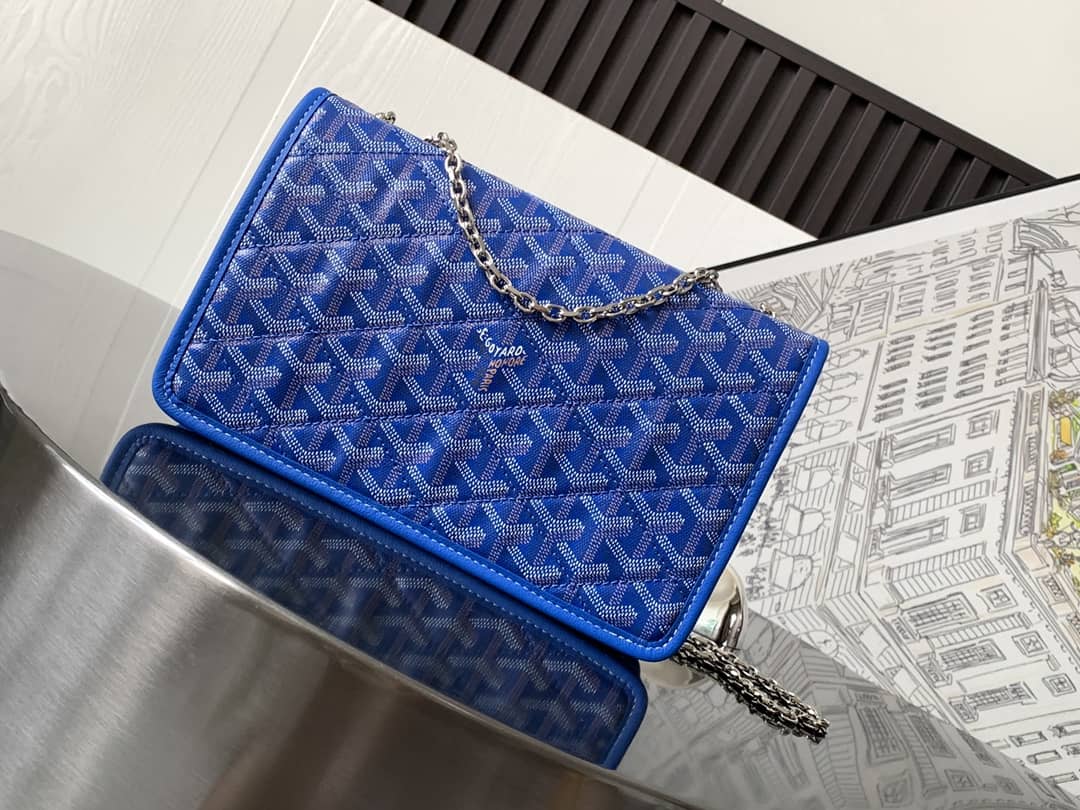 Goyard Alexandre III Bag Sky Blue