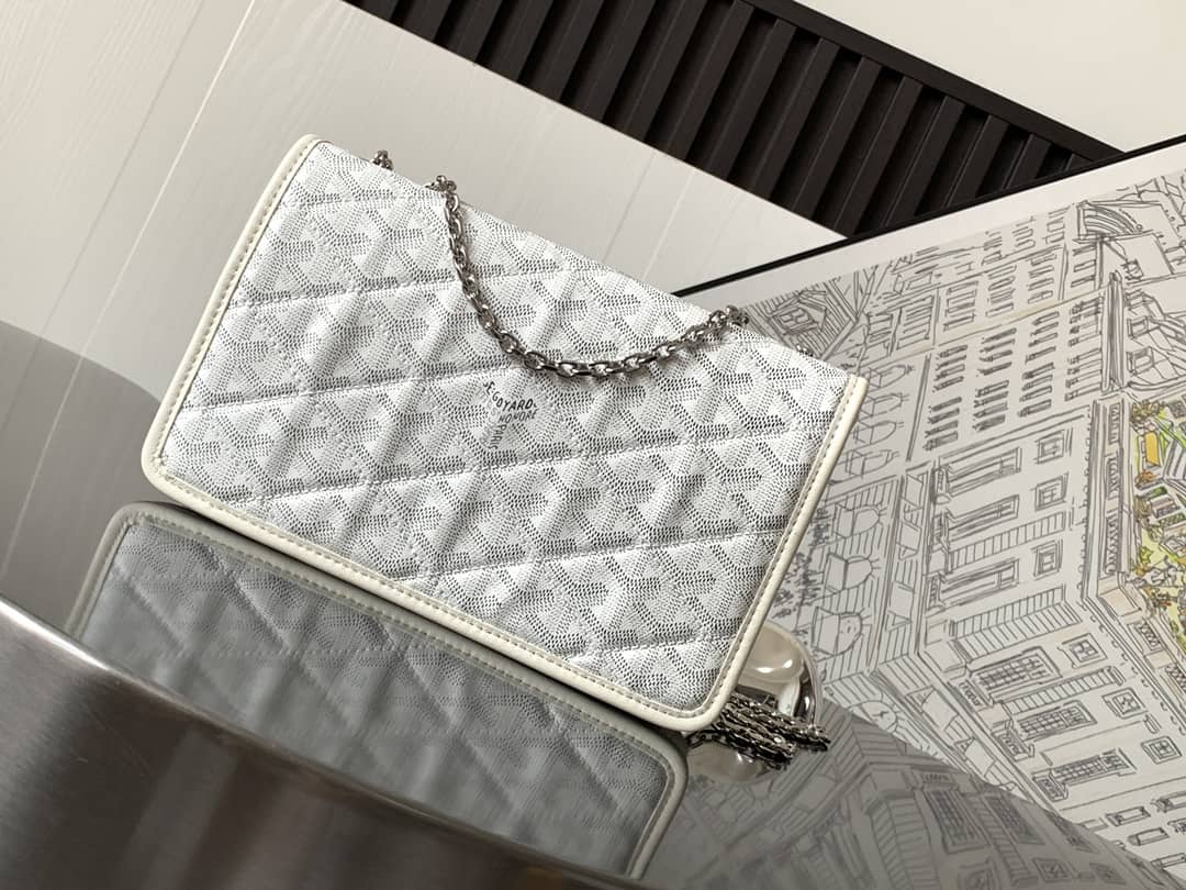 Goyard Alexandre III Bag White