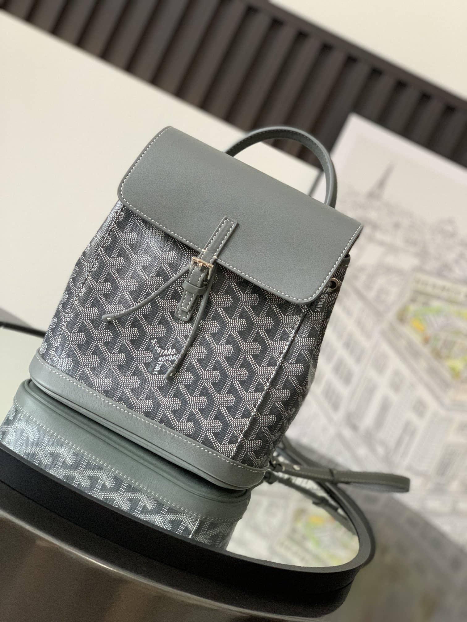 Goyard Alpin Mini Backpack Grey
