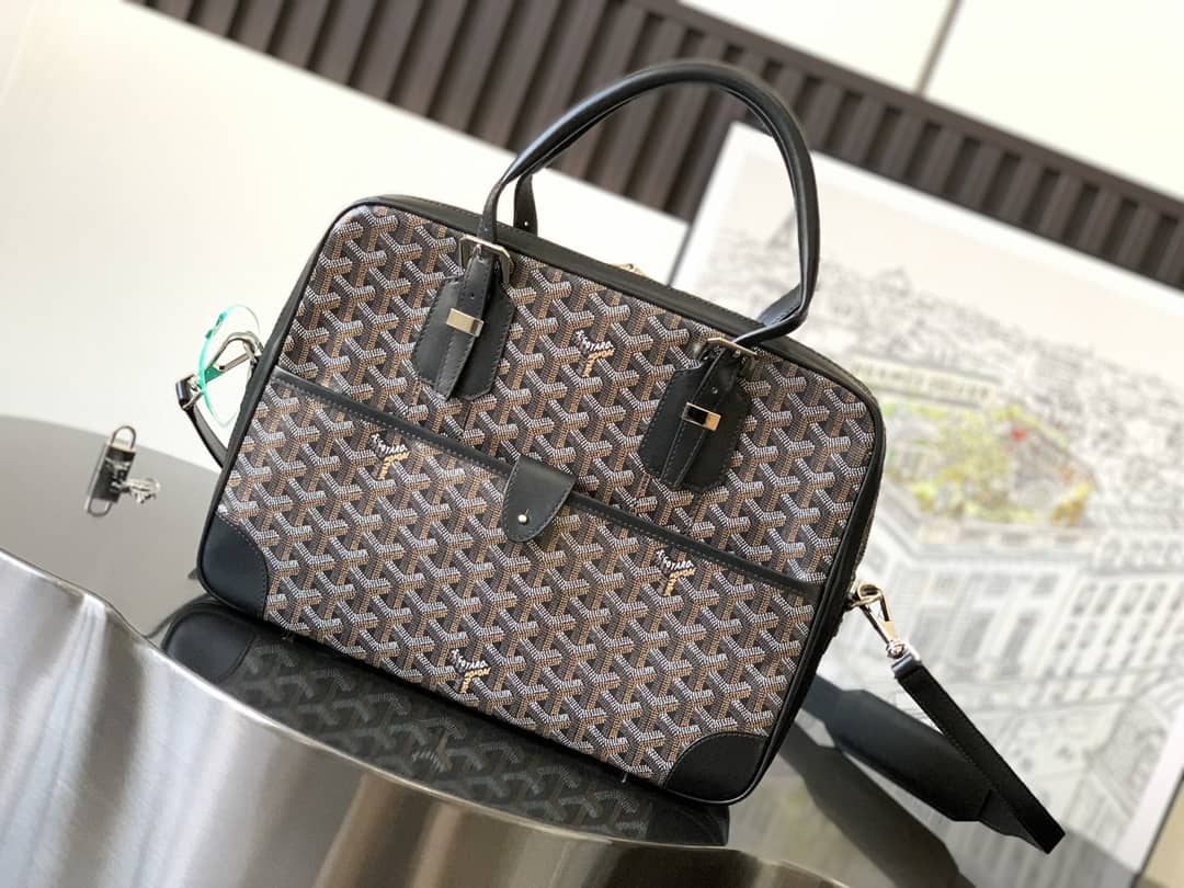 Goyard Ambassade PM Document Case Black