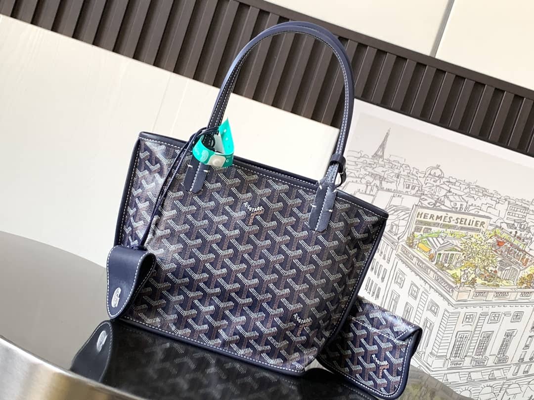 Goyard Anjou Mini Bag Navy Blue