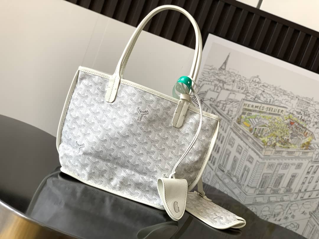 Goyard Anjou Mini Bag White