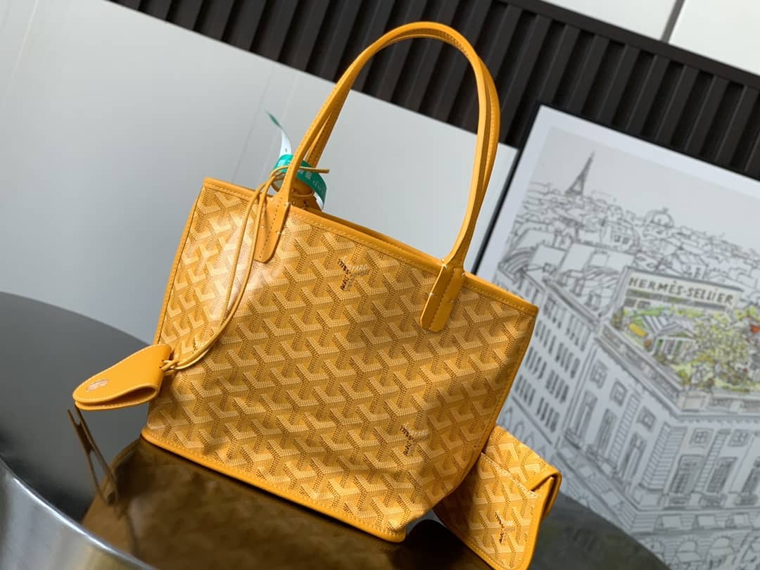 Goyard Anjou Mini Bag Yellow