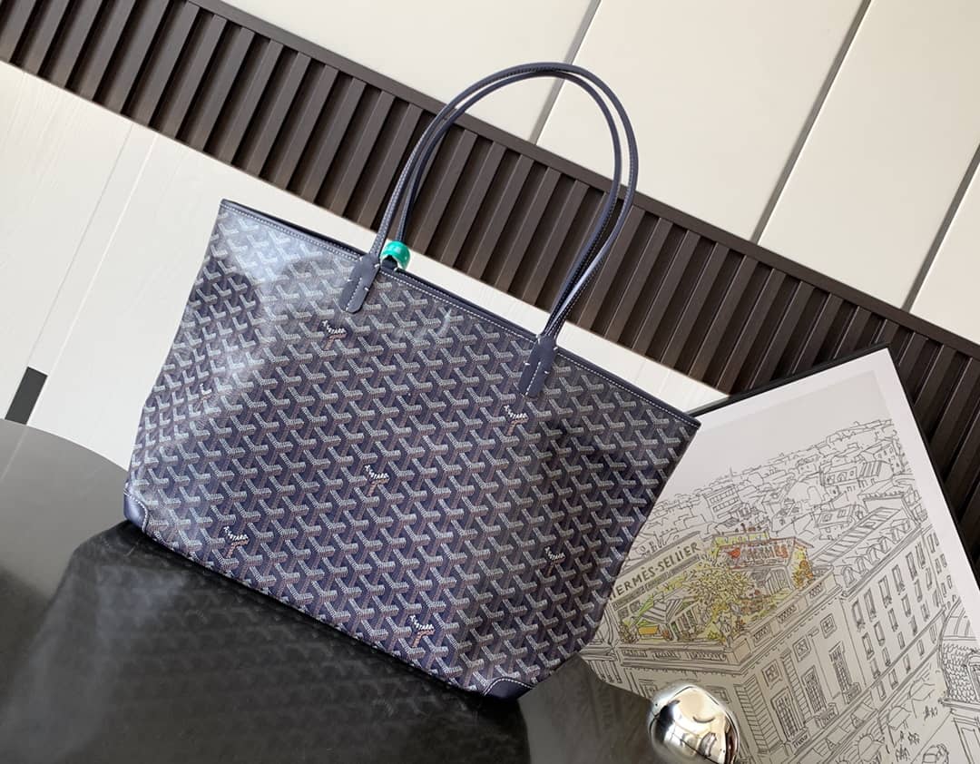 Goyard Artois MM Bag Navy Blue