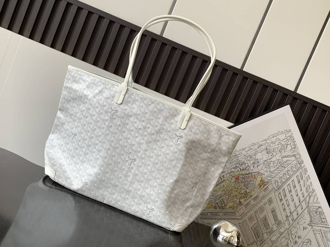 Goyard Artois MM Bag White