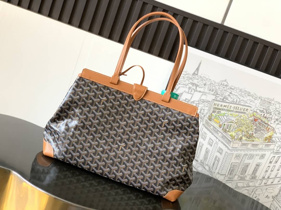 Goyard Bellechasse Biaude PM Bag Black & Tan