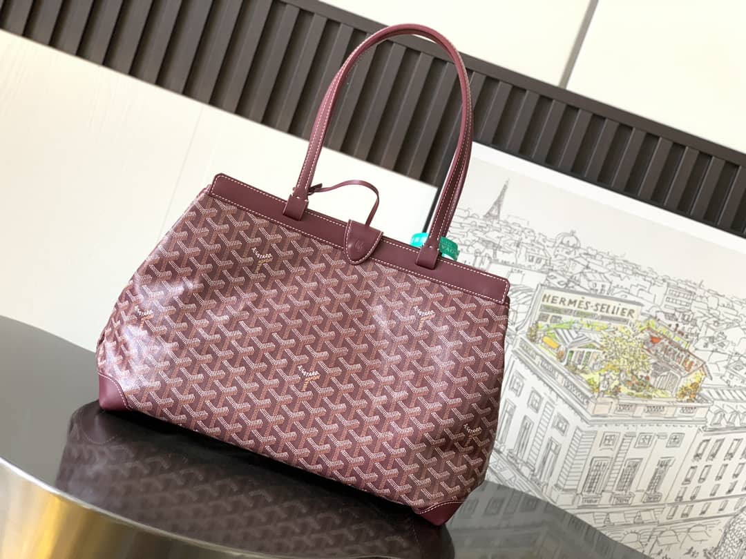 Goyard Bellechasse Biaude PM Bag Burgundy