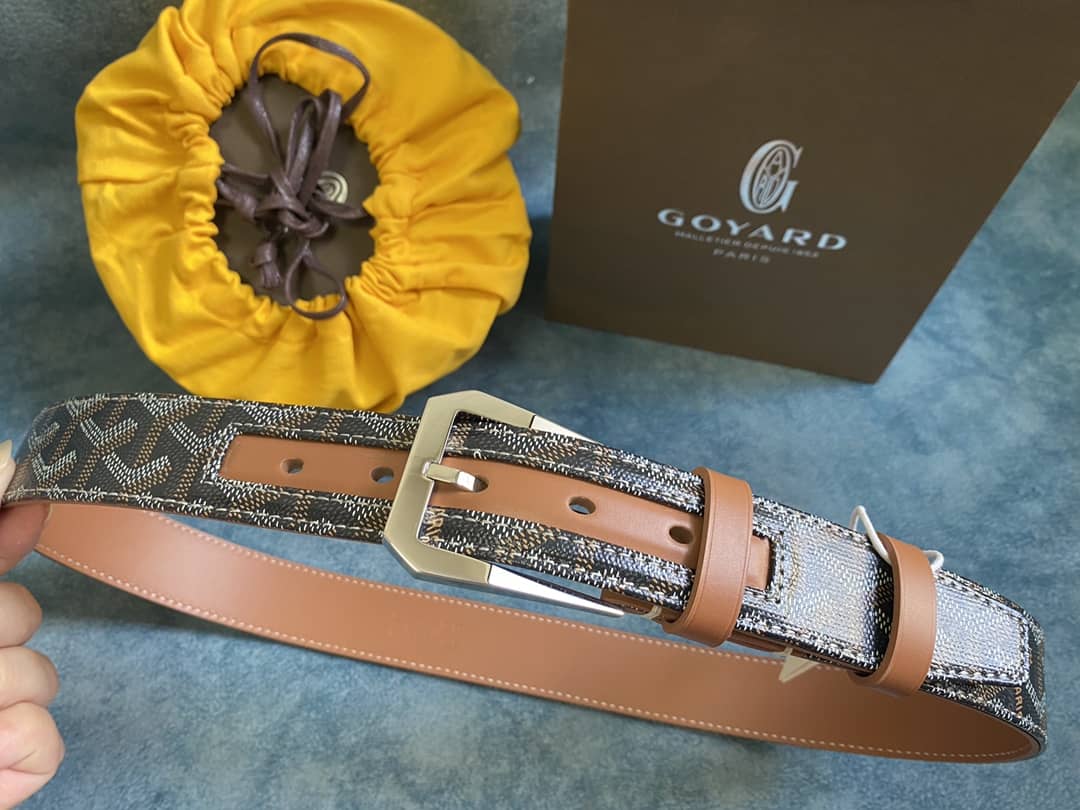 Goyard Belt Tan 35mm