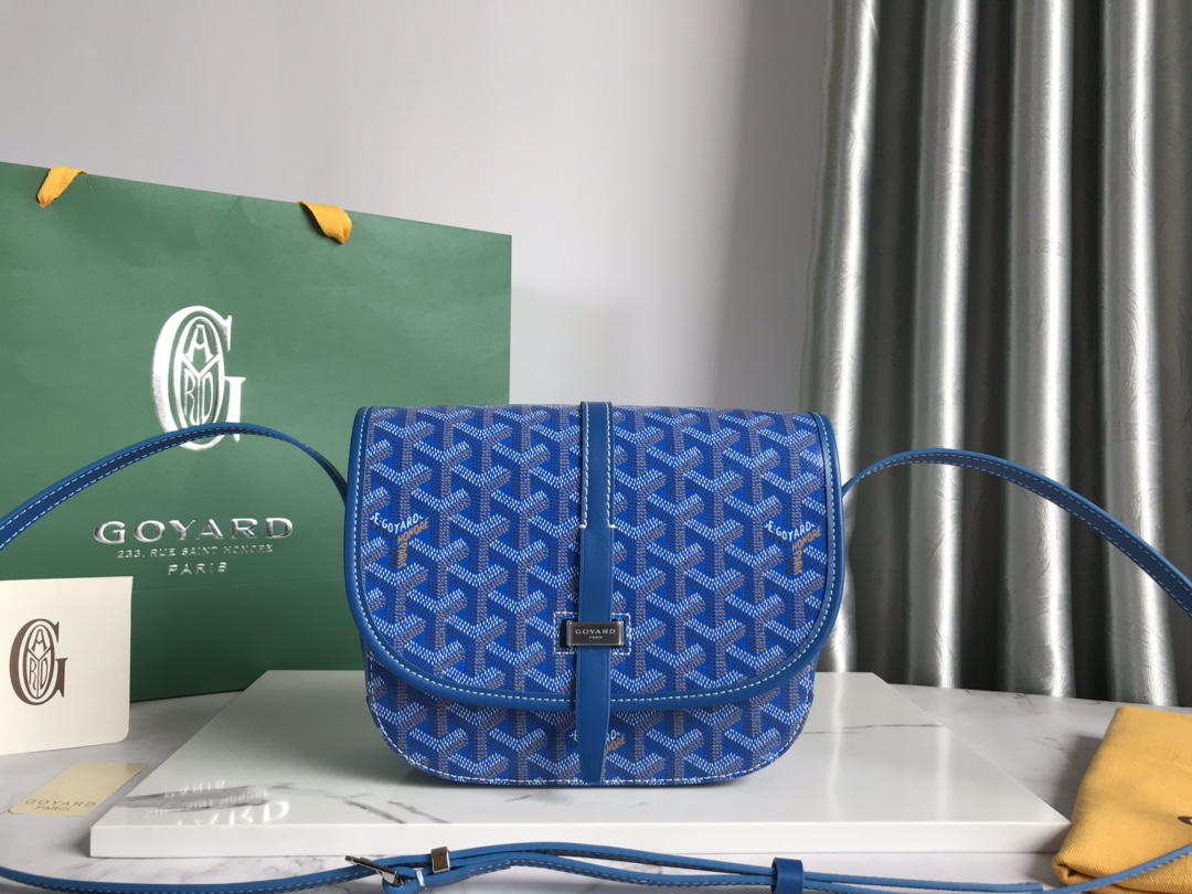 Goyard Belvedere PM Bag Sky Blue