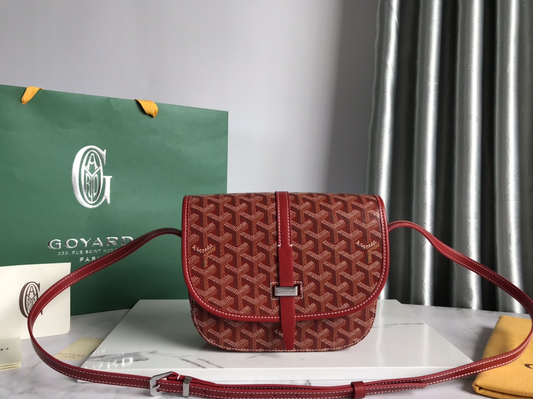 Goyard Belvedere PM Bag Red
