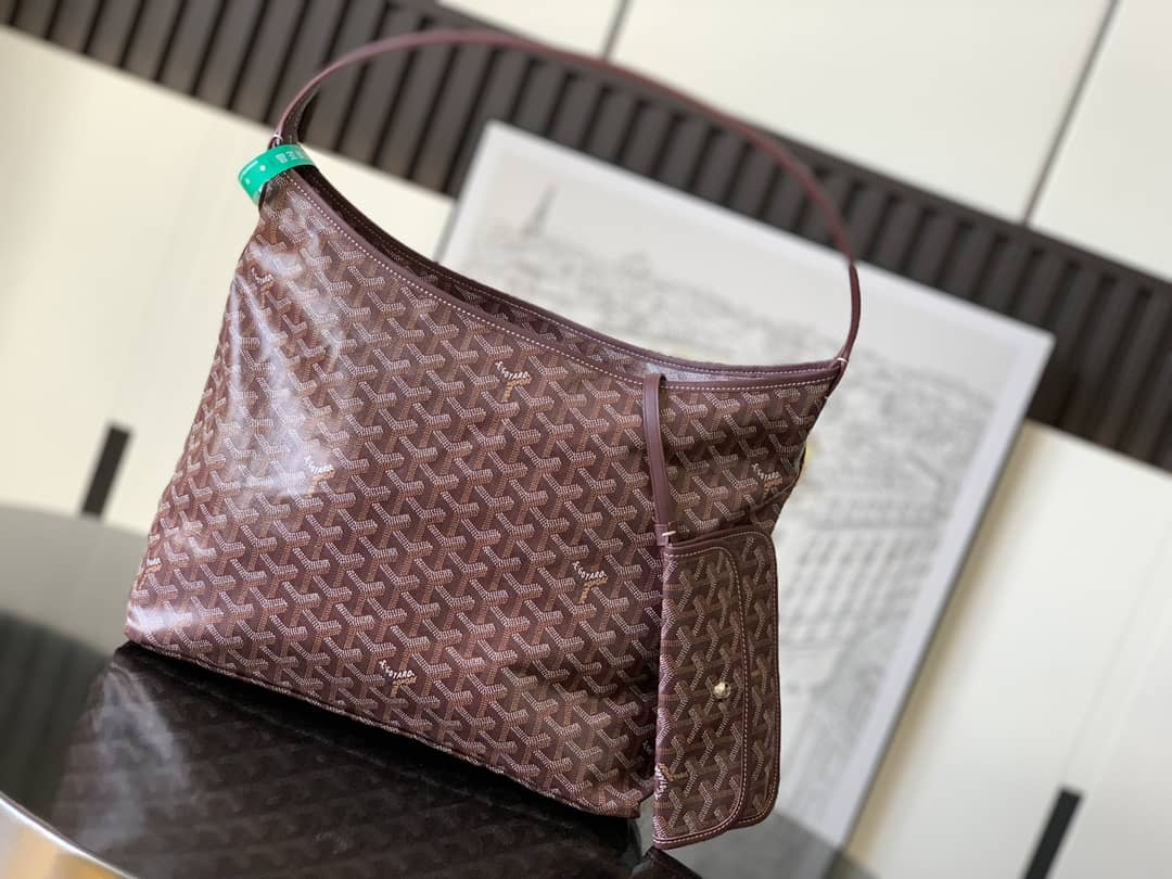 Goyard Bohème Hobo Bag Burgundy