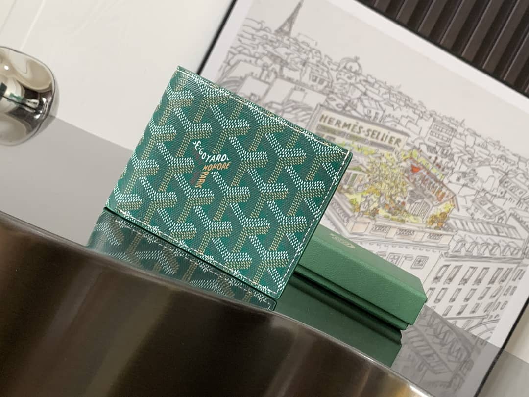 Goyard Card Wallet Green