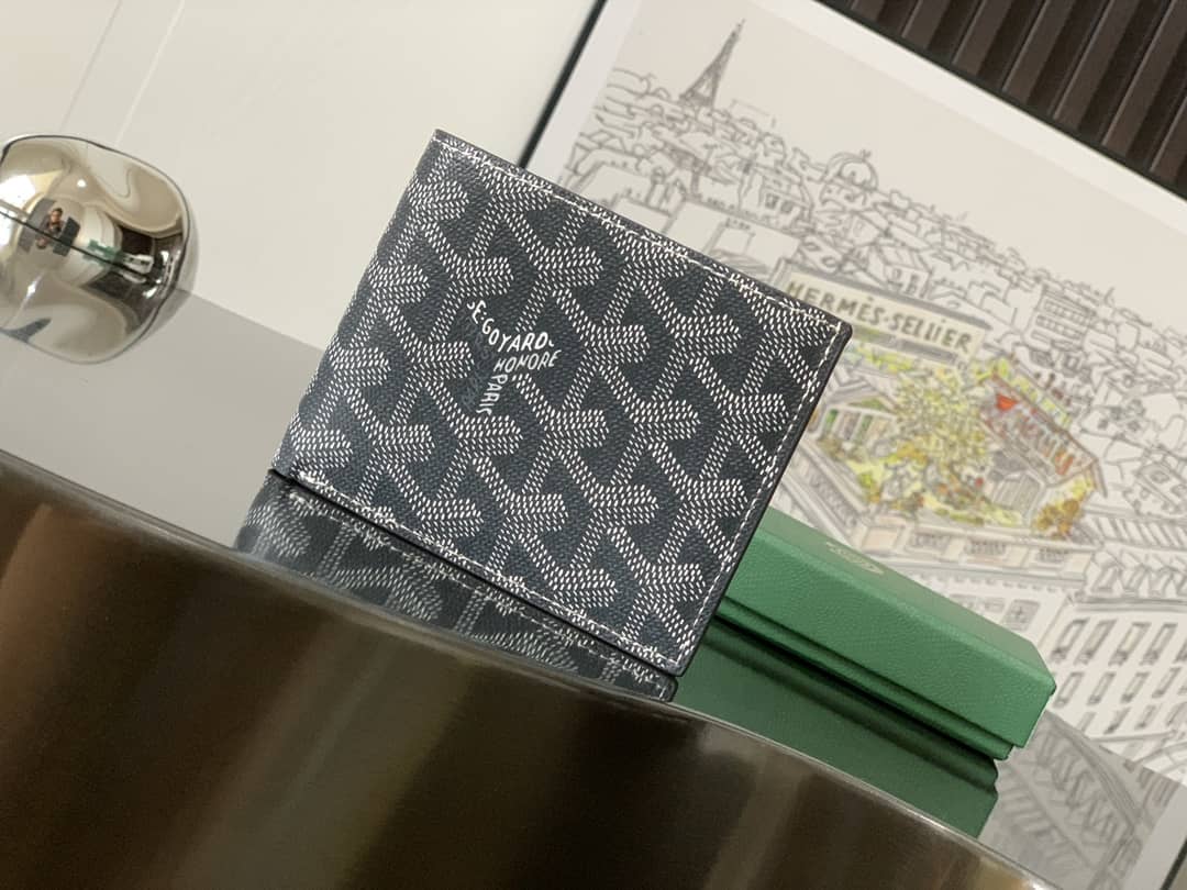 Goyard Card Wallet Grey