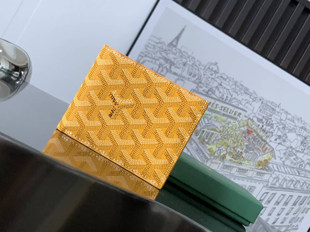 Goyard Card Wallet Yellow