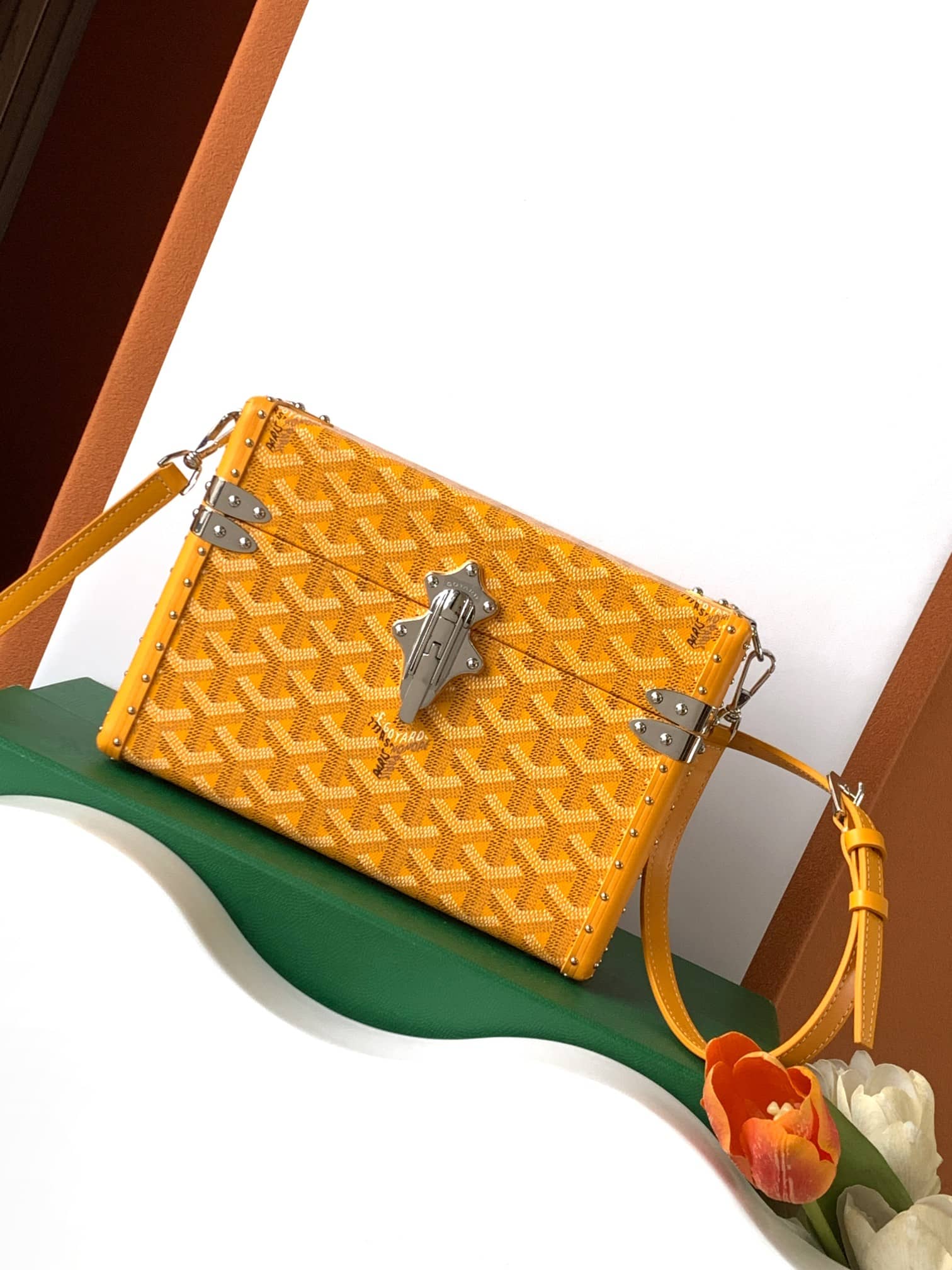 Goyard Cassette Trunk Bag Yellow