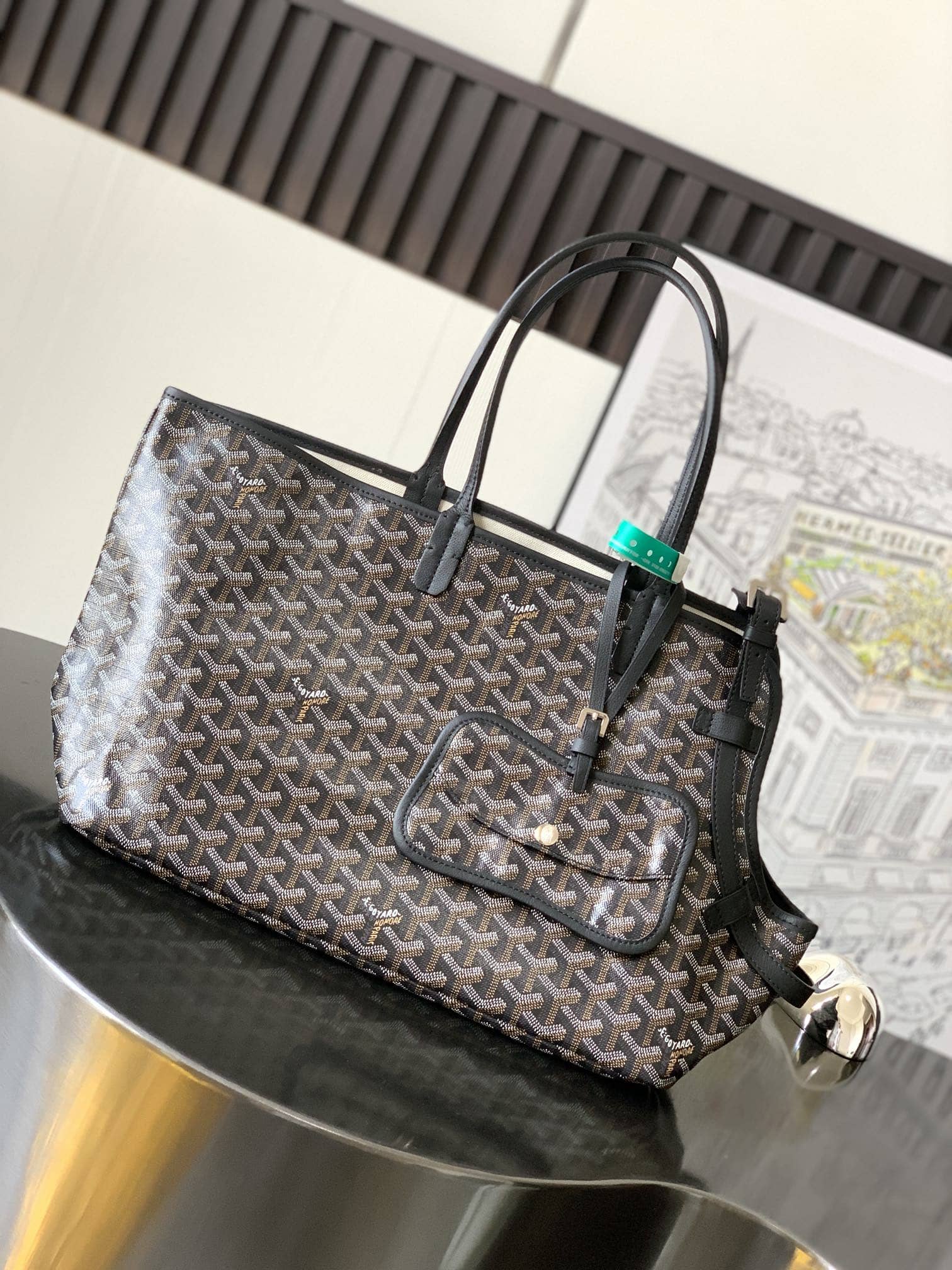 Goyard Chien Gris Bag Black