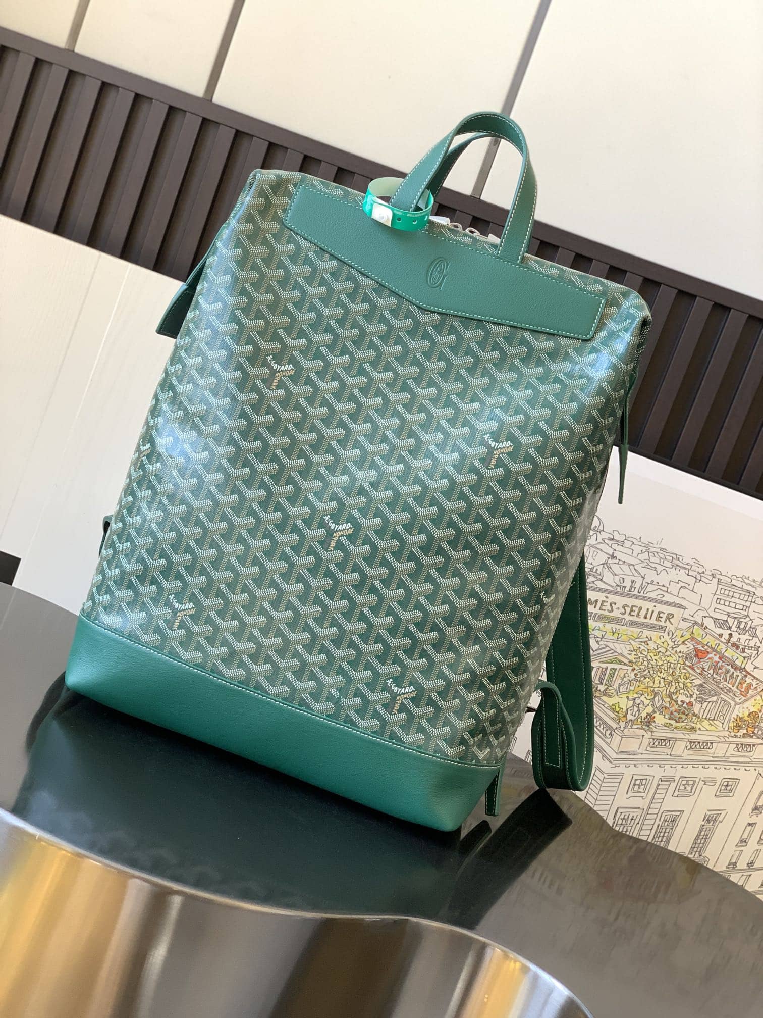 Goyard Cisalpin Backpack Green