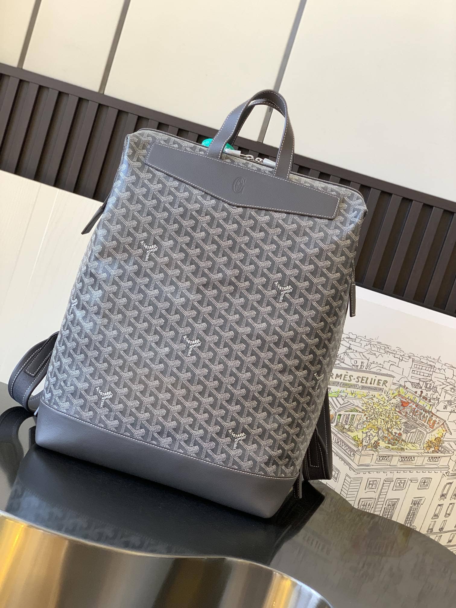 Goyard Cisalpin Backpack Grey