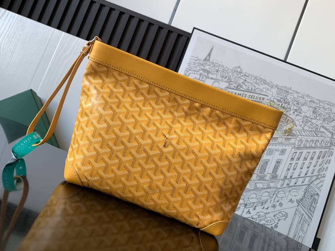 Goyard Conti Pouch Yellow