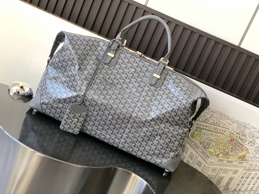 Goyard Duffle Bag 55 Grey