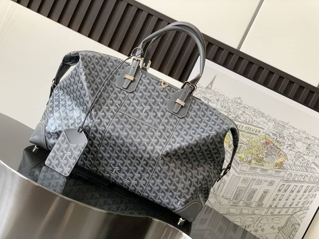 Goyard Duffle Bag Bowling 55 Grey