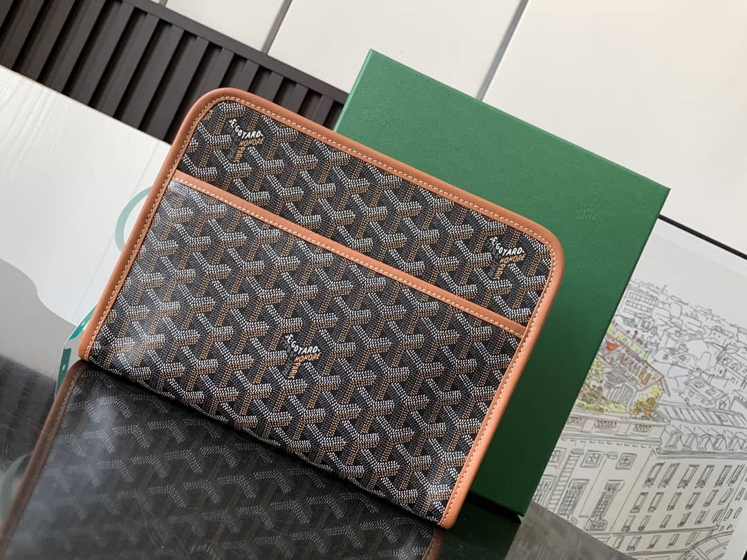 Goyard Jouvence MM Toiletry Bag Black & Tan
