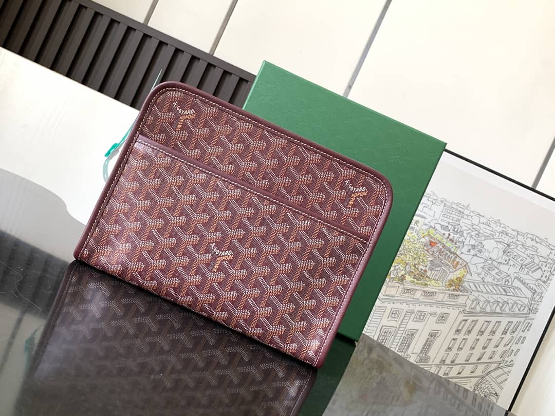 Goyard Jouvence MM Toiletry Bag Burgundy