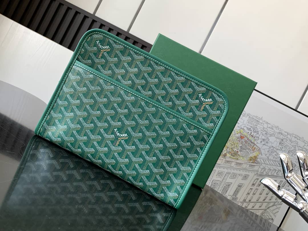 Goyard Jouvence MM Toiletry Bag Green