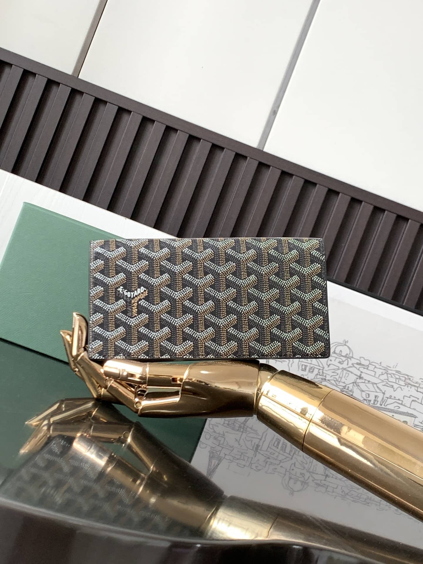 Goyard Long Wallet Black