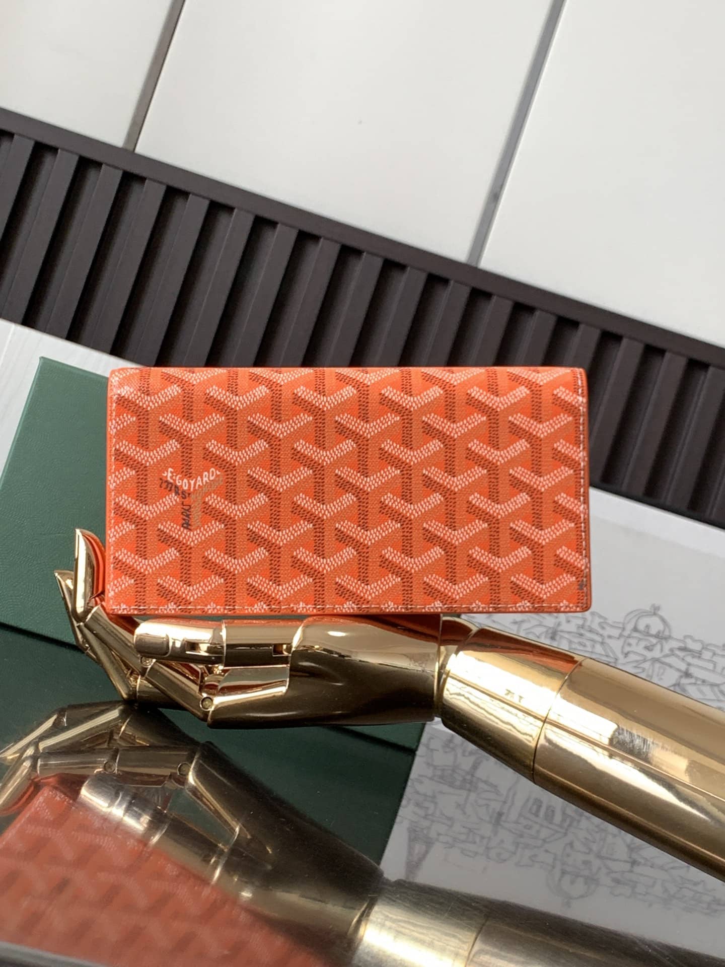 Goyard Long Wallet Orange