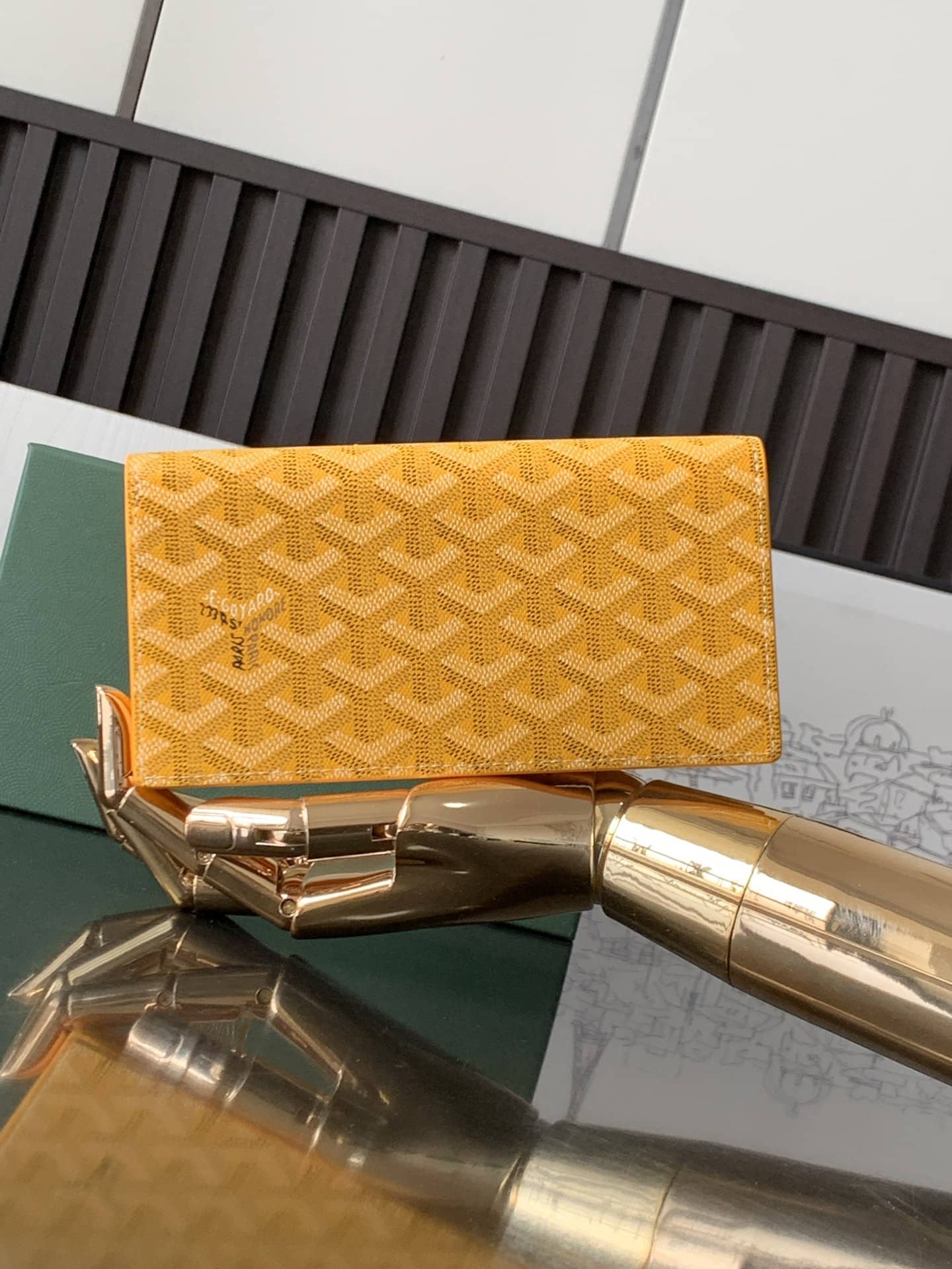 Goyard Long Wallet Yellow