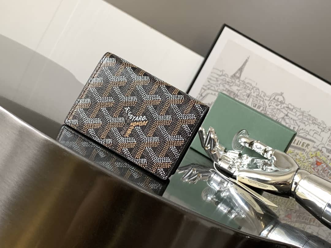 Goyard Malesherbes Card Wallet Black