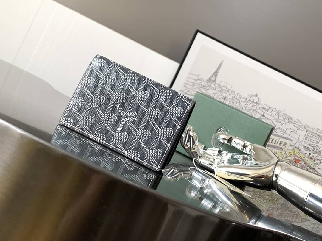 Goyard Malesherbes Card Wallet Grey