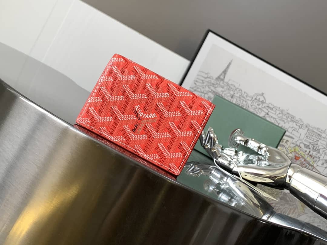 Goyard Malesherbes Card Wallet Red