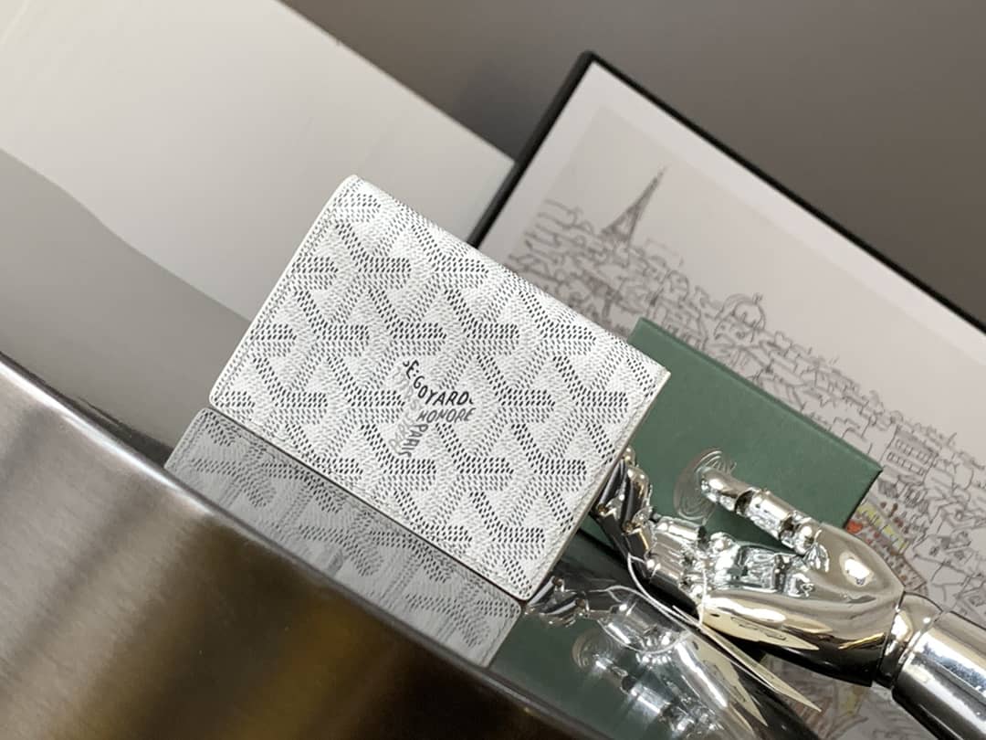 Goyard Malesherbes Card Wallet White