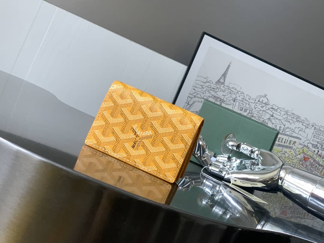 Goyard Malesherbes Card Wallet Yellow