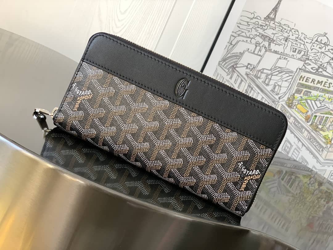 Goyard Matignon GM Wallet Black