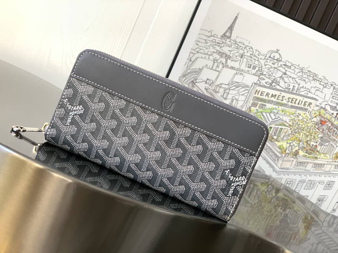 Goyard Matignon GM Wallet Grey
