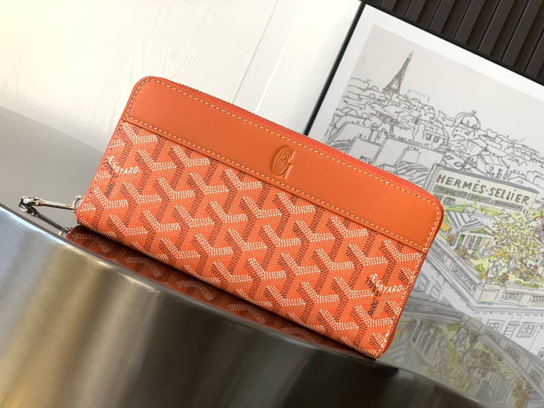 Goyard Matignon GM Wallet Orange