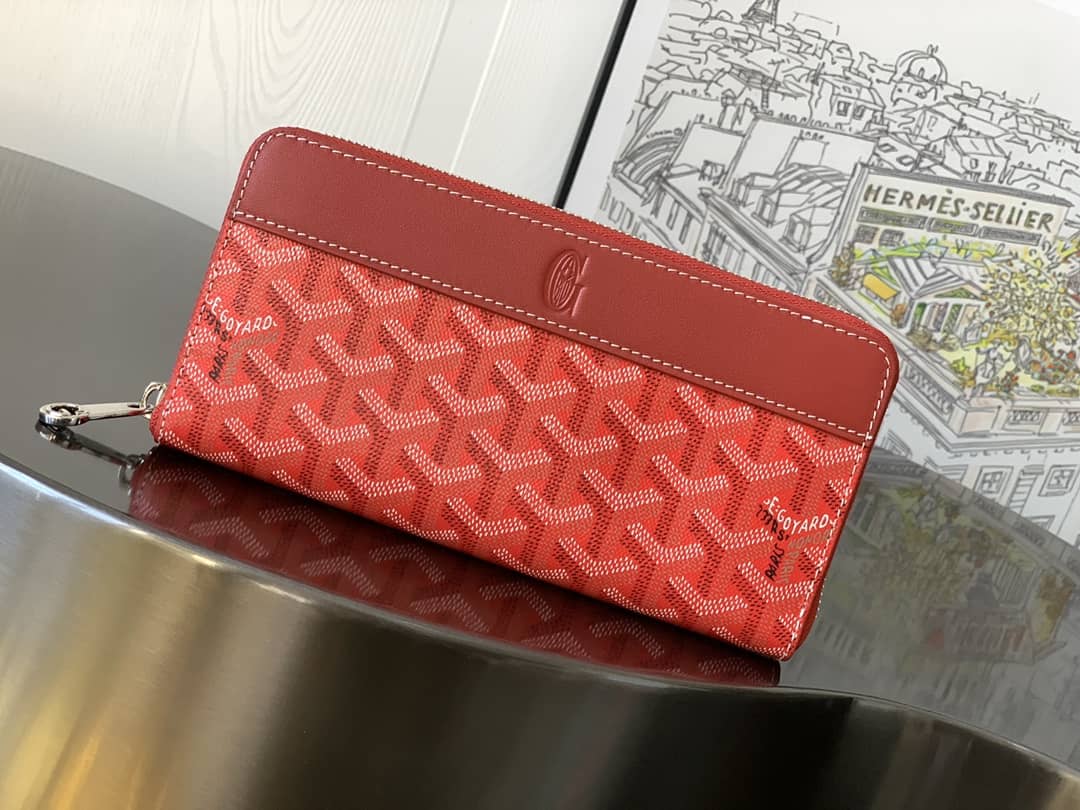 Goyard Matignon GM Wallet Red
