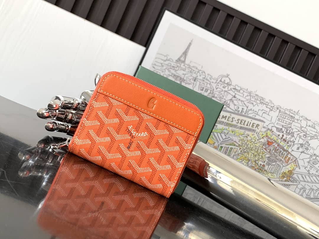 Goyard Matignon Mini Wallet Orange