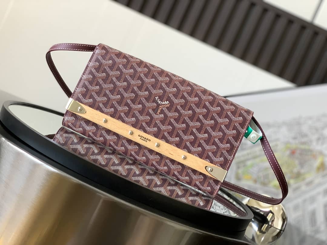 Goyard Monte-Carlo PM Clutch Burgundy