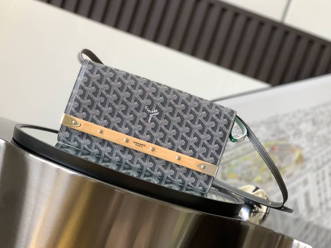 Goyard Monte-Carlo PM Clutch Grey