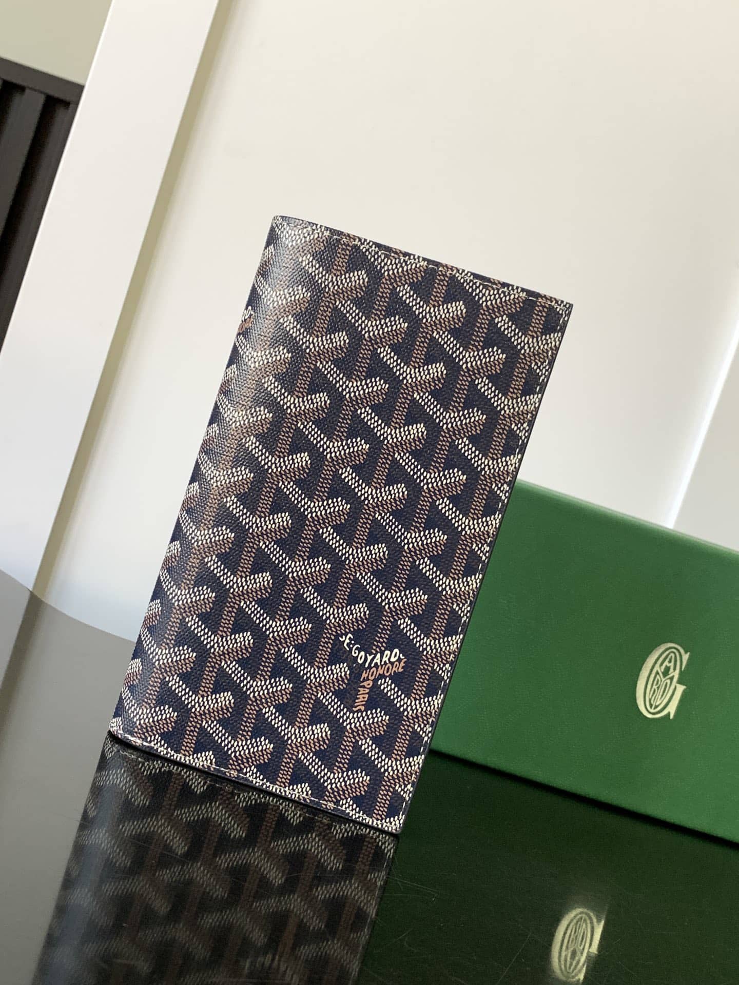 Goyard Multifunctional Travel Wallet Navy Blue