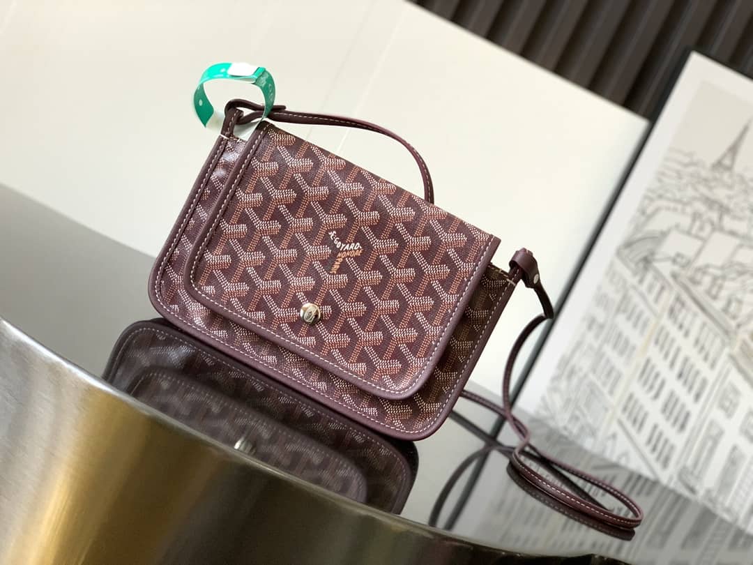 Goyard Plumet Pocket Wallet Burgundy
