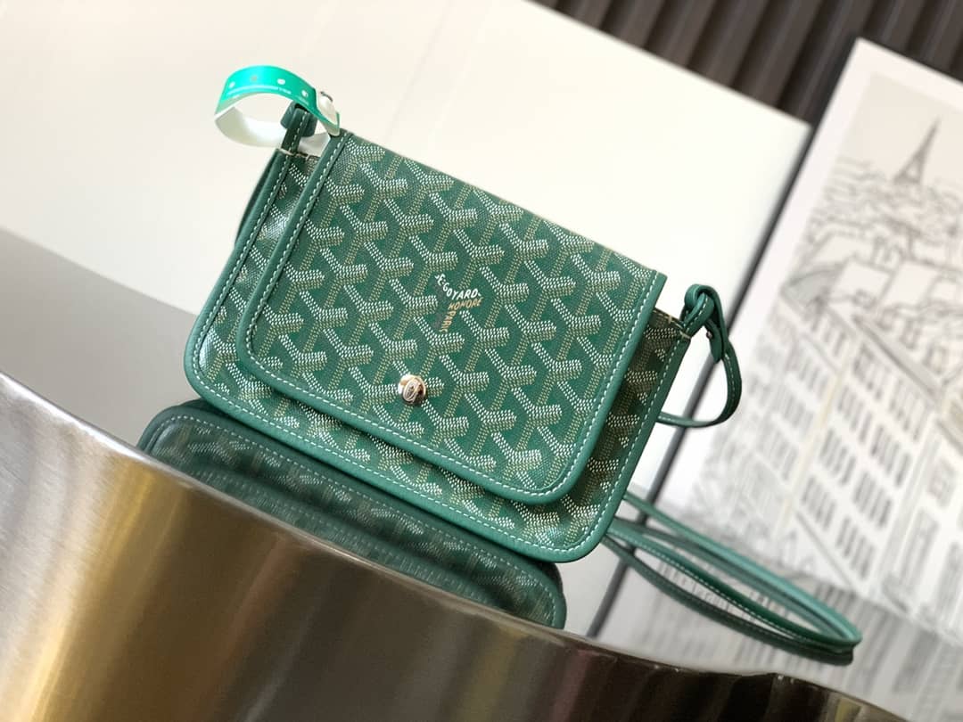 Goyard Plumet Pocket Wallet Green