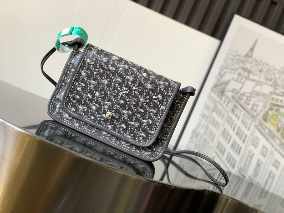 Goyard Plumet Pocket Wallet Grey